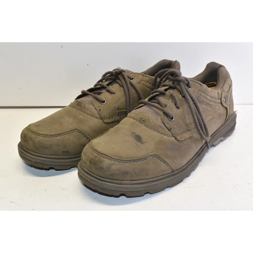 Merrell Brevard Oxford Hiking Shoes Brindle Mens 13 Outdoors Trail Athletic Gorp